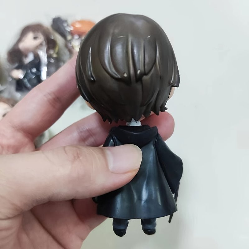 6pcs 10cm Harry Potter action figures Wizardry Action Figures Hermione Academy Draco Malfoy Dolls - Image 4