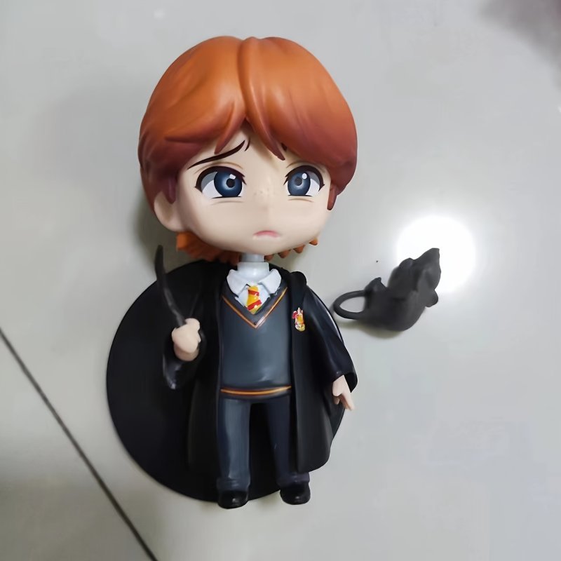 6pcs 10cm Harry Potter action figures Wizardry Action Figures Hermione Academy Draco Malfoy Dolls - Image 5