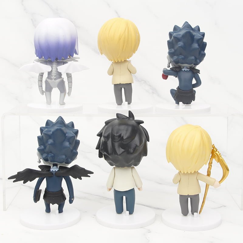 6pcs 10cm Death Note action figures Grim Reaper Ryuk Yagami Light Model Figure - Image 3