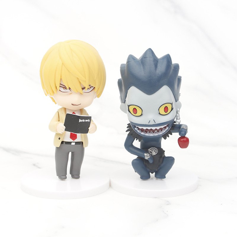 6pcs 10cm Death Note action figures Grim Reaper Ryuk Yagami Light Model Figure - Image 6