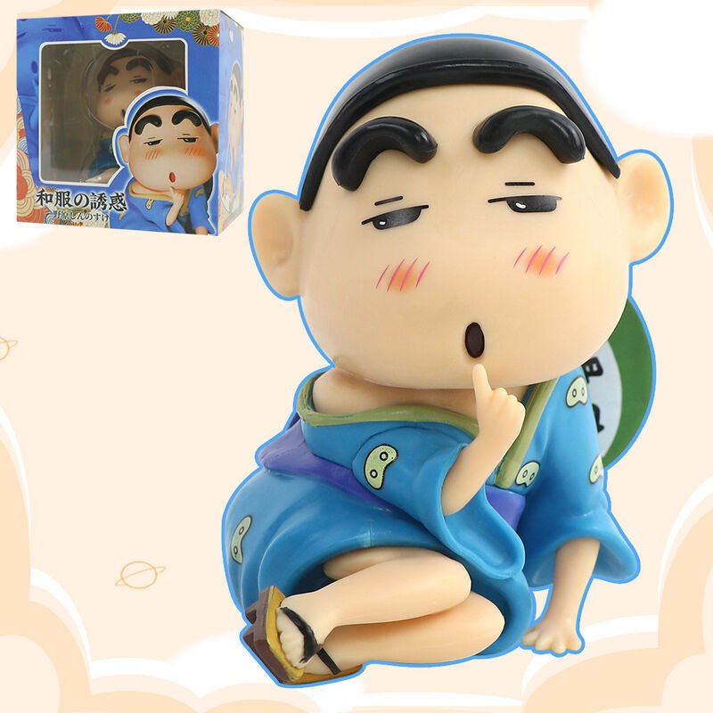 Kimono Shin chan Action Figure Temptation Crayon Shin-chan GK Statue Figurine Model - Image 7