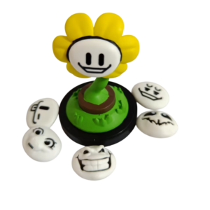 6faces in 1 Undertale Series Sans and Flowey the Flower Trendy Action Figure